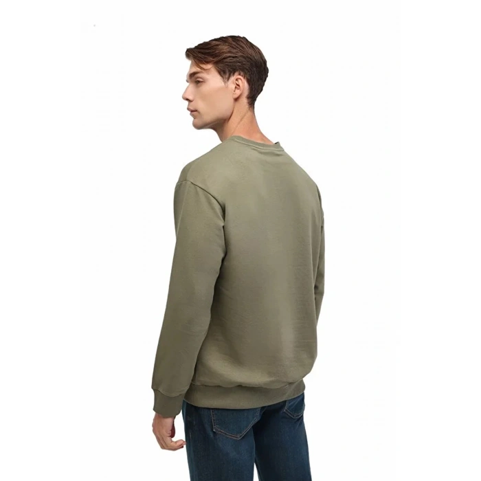 Lumberjack Mb-sn75 C Neck 0 Yaka Erkek Sweat - Haki
