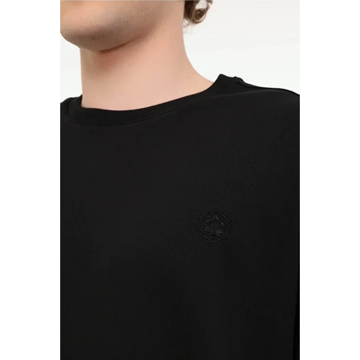 Lumberjack Mb-sn75 C Neck 0 Yaka Erkek Sweat - Siyah