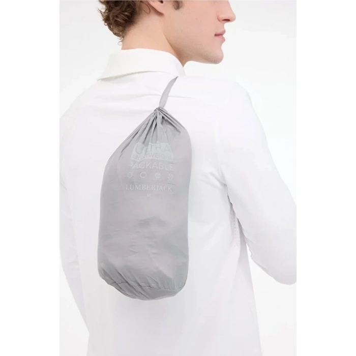 Lumberjack Perry Coat 1sn21 Erkek Mont - Koyu Gri