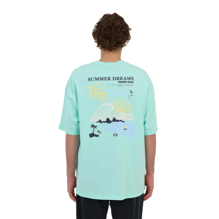 Lumberjack Pineo 11ihl-2040 Yaka Erkek Tshirt - Mint