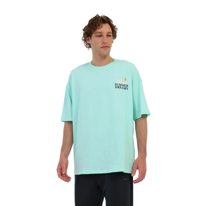 Lumberjack Pineo 11ihl-2040 Yaka Erkek Tshirt - Mint