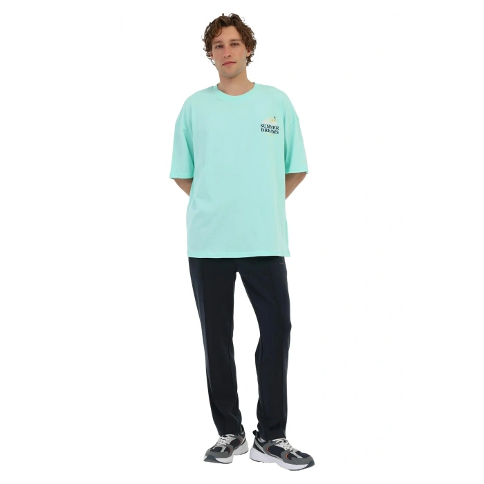 Lumberjack Pineo 11ihl-2040 Yaka Erkek Tshirt - Mint