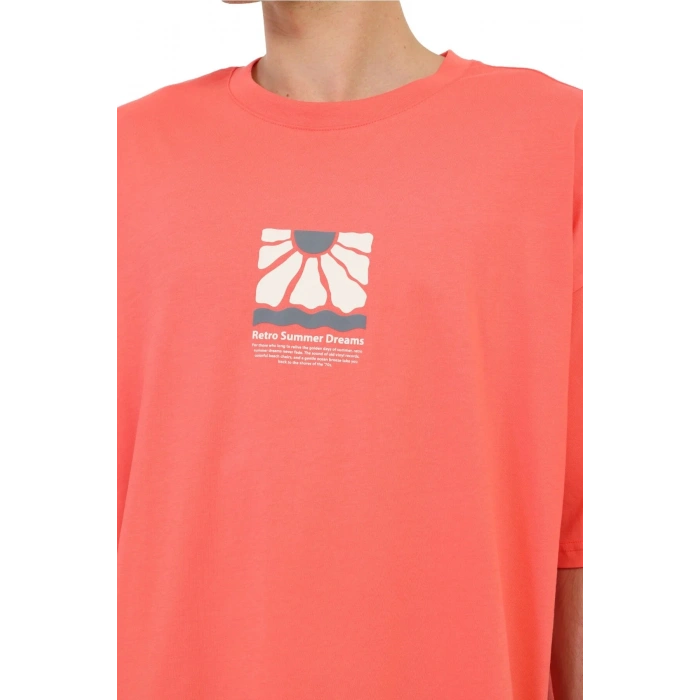 Lumberjack Ravon 11hl-202 0 Yaka Erkek Tshirt - Nar Cicegi