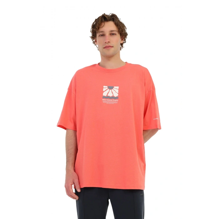 Lumberjack Ravon 11hl-202 0 Yaka Erkek Tshirt - Nar Cicegi