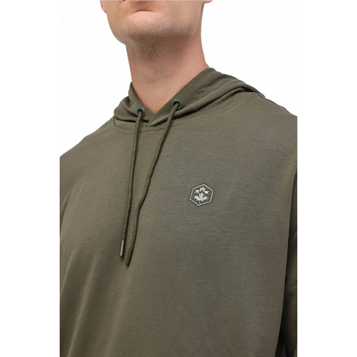 Lumberjack Sn73 Hoodie Kapsonlu Erkek Sweat - Haki
