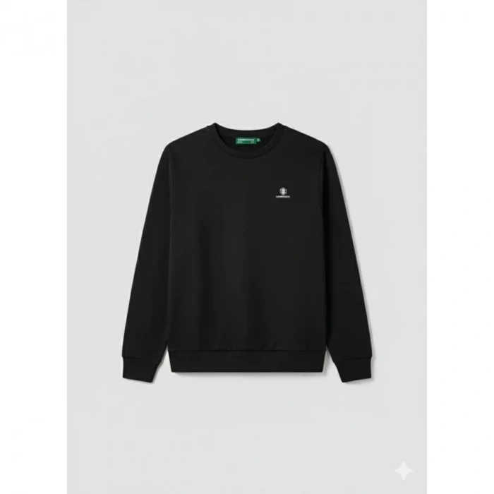 Lumberjack Sn75 0 Yaka Cocuk Sweat - Siyah
