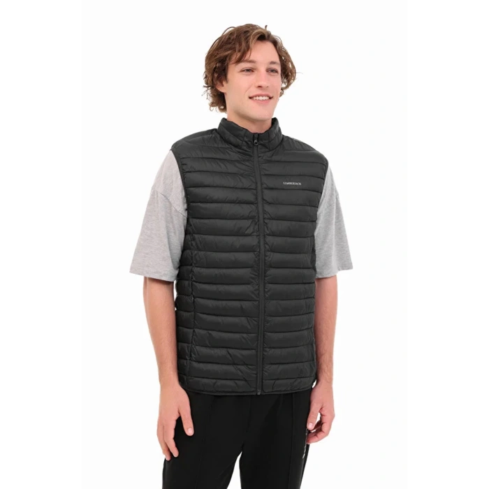 Lumberjack Star Vest Erkek Yelek - Siyah