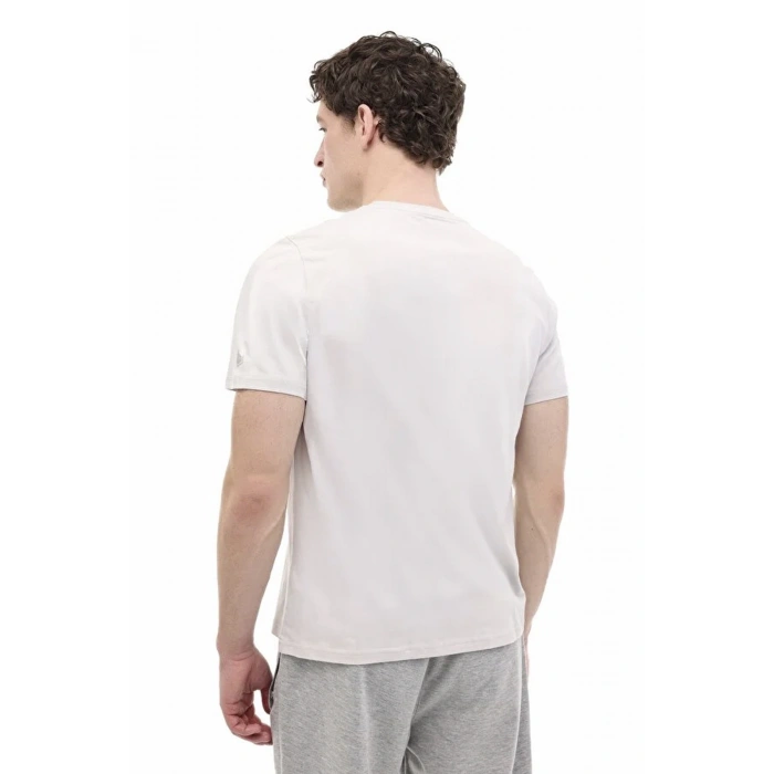 Lumberjack Ulrich 11id1-100 0 Yaka Erkek Tshirt - Gri