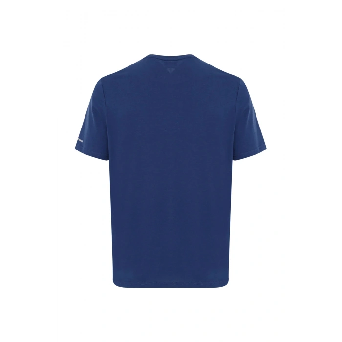 Lumberjack Willy 11ds1004 0 Yaka Erkek Tshirt - Lacivert
