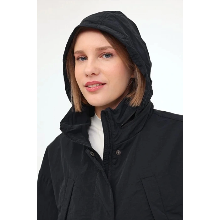 Lumlumberjack Eleta 64out25400 Kadin Mont - Siyah