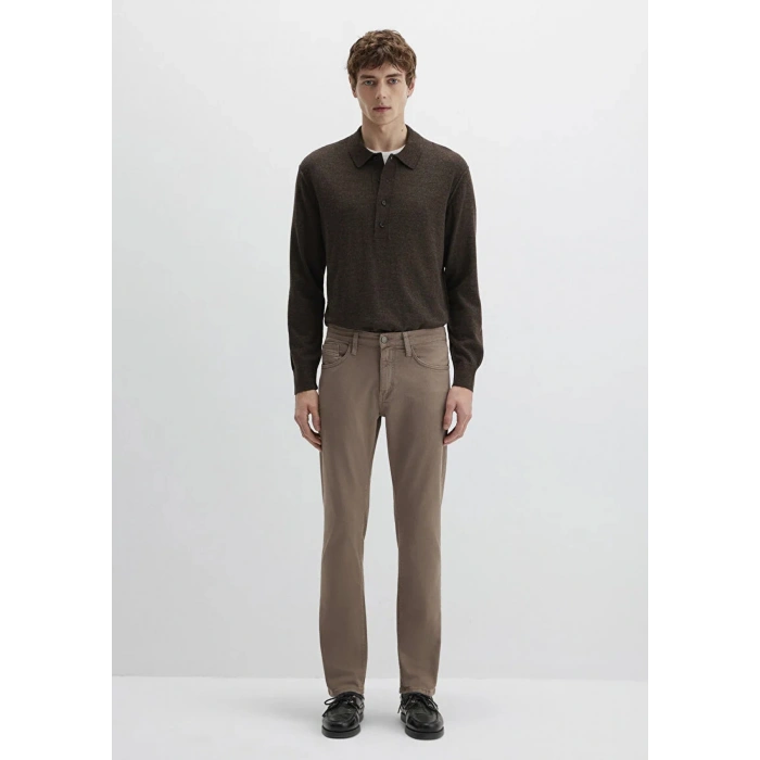 Mavi 0035189452 Marcus 5 Cep Erkek Pantolon - Toprak