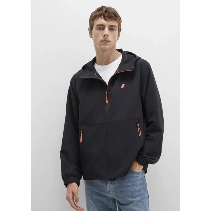 Mavi 0110610 Erkek Kapsonlu Fermuarli Ceket - Siyah