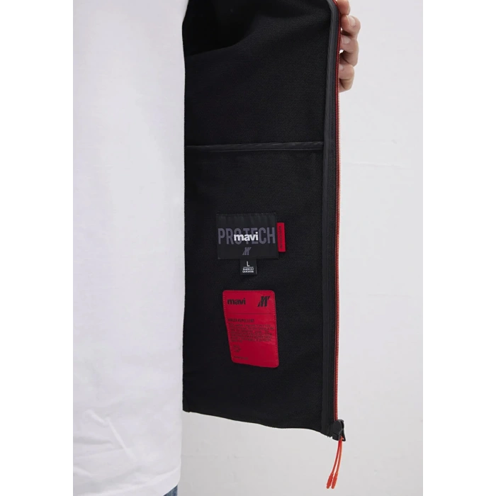 Mavi 0110610 Erkek Kapsonlu Fermuarli Ceket - Siyah