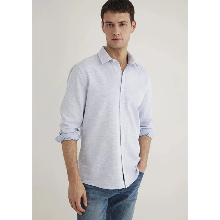 Mavi 0210053 Erkek Gomlek - Gri