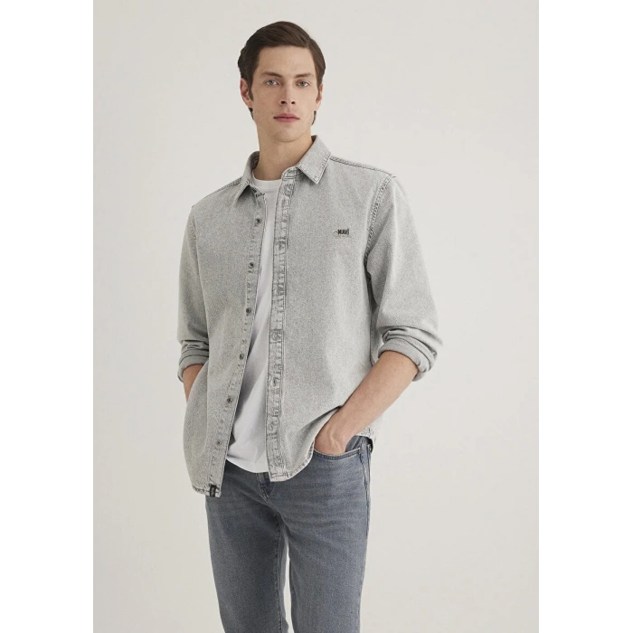 Mavi 0210496 Roy Erkek Kot Gomlek - Gri