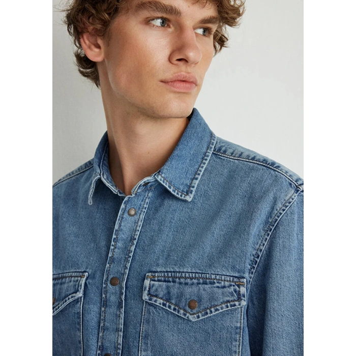 Mavi 0210909 Erkek Kot Gomlek - Lacivert