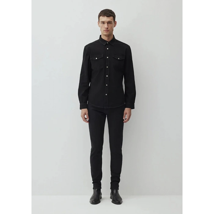 Mavi 0210909 Erkek Kot Gomlek - Siyah