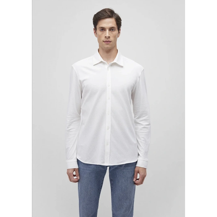 Mavi 0211107 Erkek Gomlek - Ekru