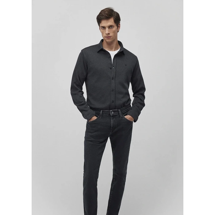 Mavi 0211244 Erkek Gomlek - Siyah