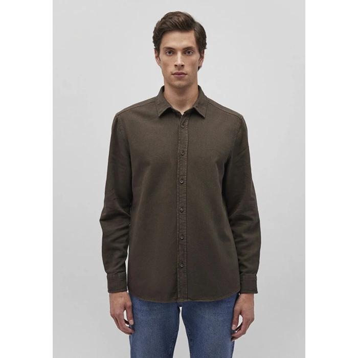 Mavi 0211247 Erkek Gomlek - Kahverengi