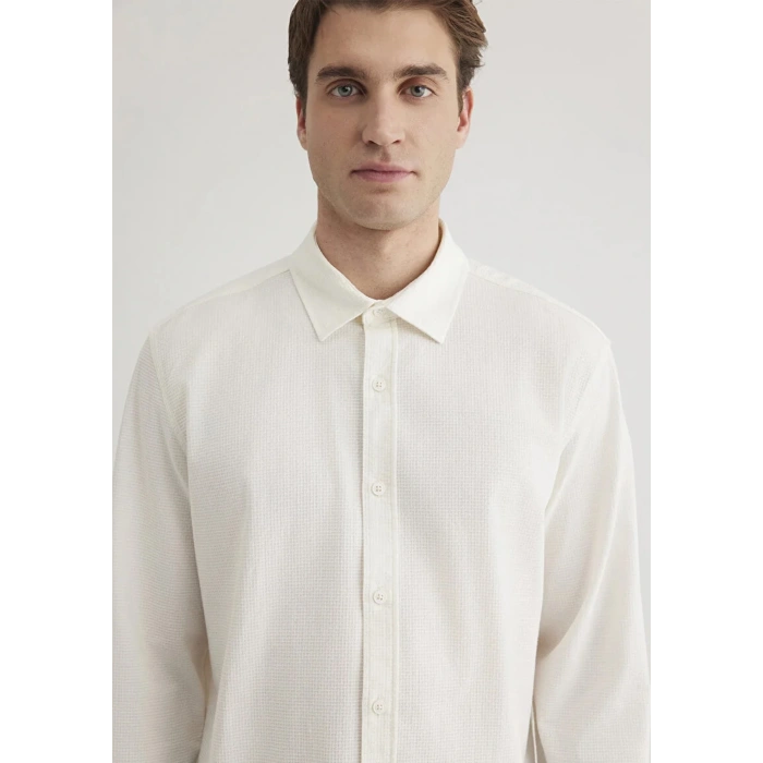 Mavi 0211424 Erkek Gomlek - Krem