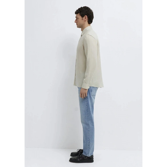 Mavi 0211466 Erkek Gomlek - Bej