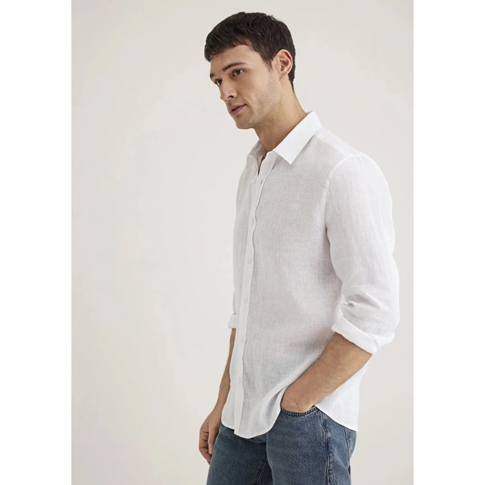 Mavi 0211466 Erkek Gomlek - Beyaz