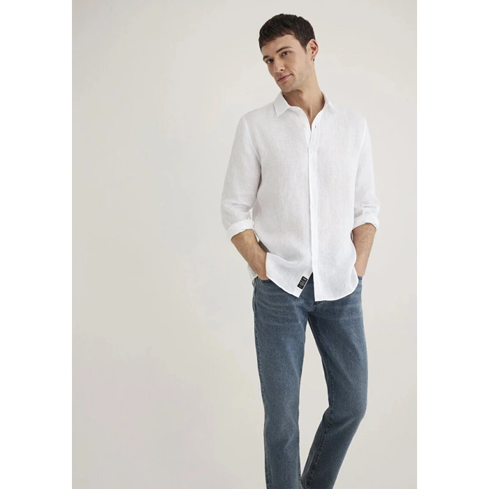 Mavi 0211466 Erkek Gomlek - Beyaz