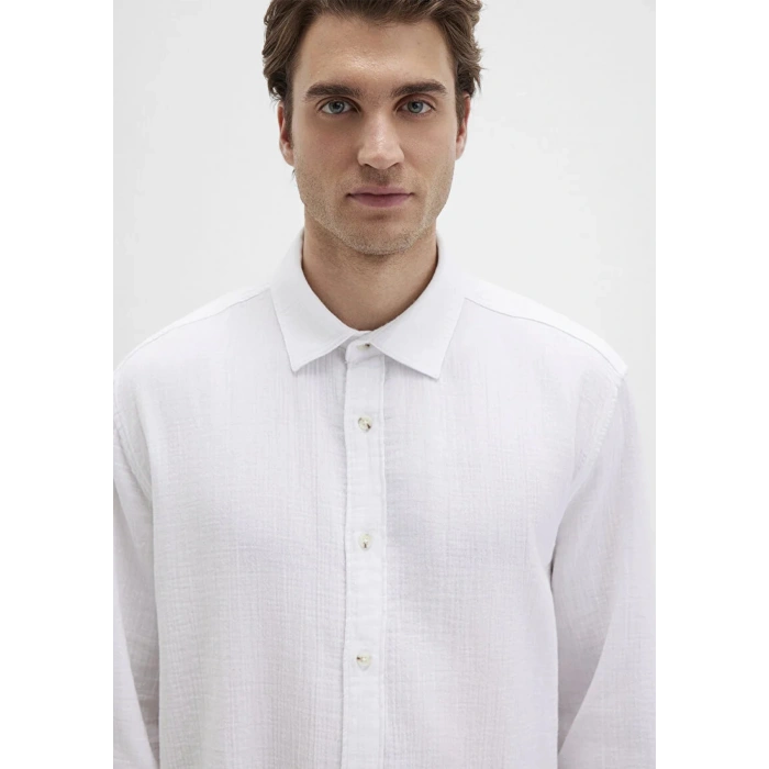 Mavi 0211518 Erkek Gomlek - Beyaz