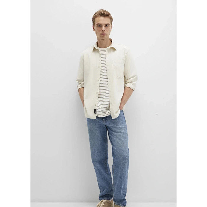 Mavi 0211658 Erkek Gomlek - Bej