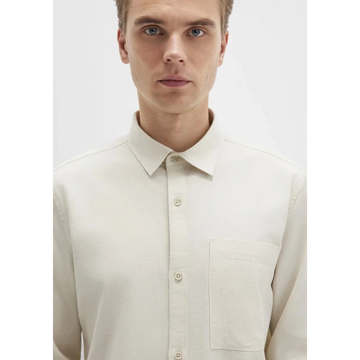 Mavi 0211658 Erkek Gomlek - Bej