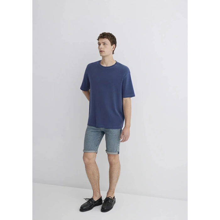 Mavi 0428489645 Tim 5 Cep Erkek Kot Sort. - Mavi