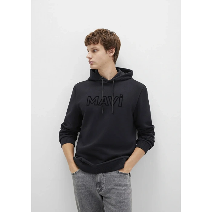 Mavi 0610941 Kapsonlu Erkek Sweat - Siyah