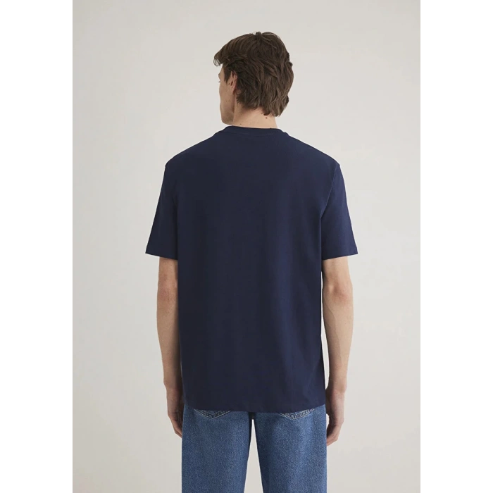 Mavi 0611711 0 Yaka Erkek Tshirt - Lacivert