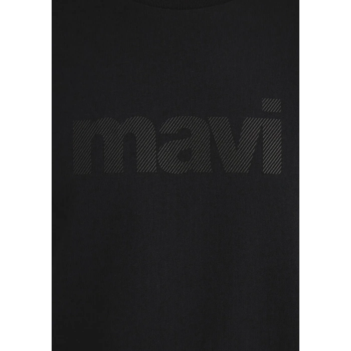Mavi 0611807 0 Yaka Erkek Tshirt - Siyah