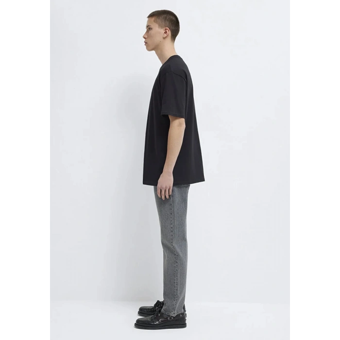 Mavi 0611807 0 Yaka Erkek Tshirt - Siyah