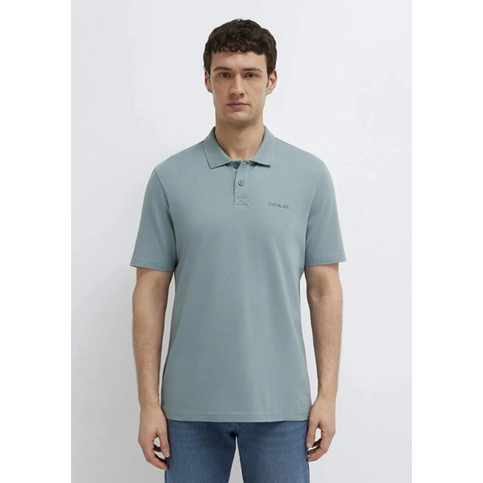 Mavi 0611837 Yakali Erkek Tshirt - Mint Yesil
