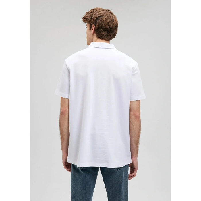Mavi 0611904 Yakali Erkek Tshirt - Beyaz