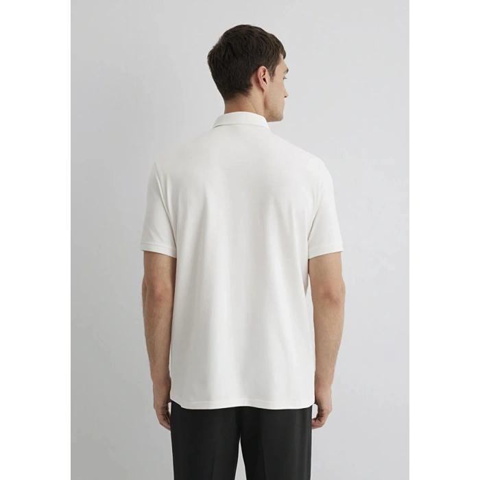 Mavi 0612011 Yakali Erkek Tshirt - Pudra