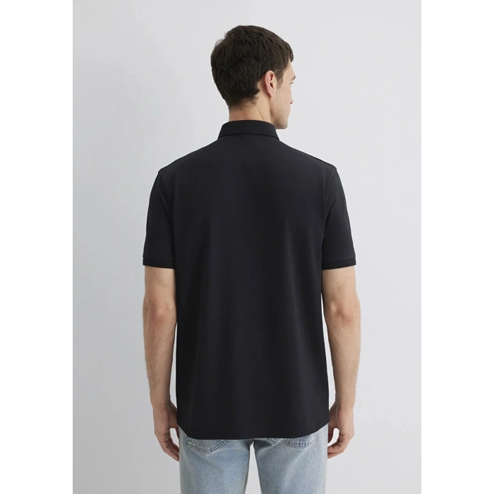 Mavi 0612011 Yakali Erkek Tshirt - Siyah