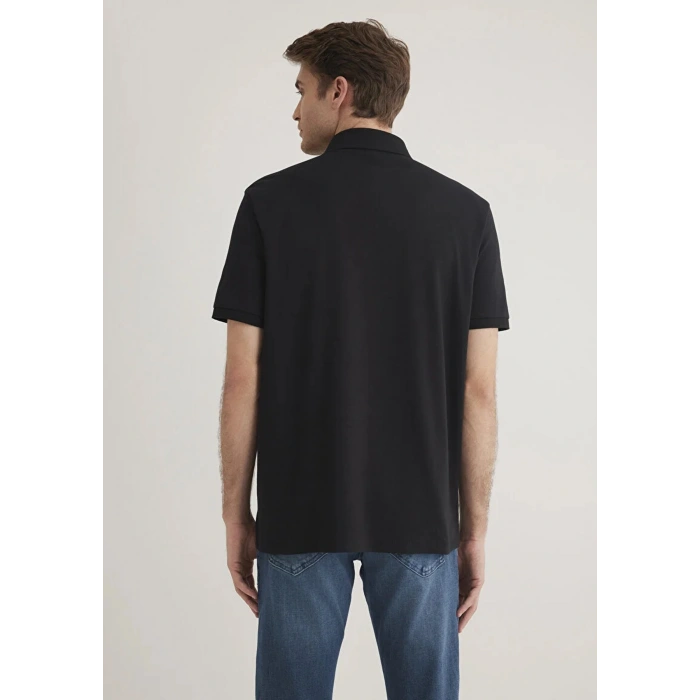 Mavi 0612520 Yakali Erkek Tshirt - Siyah