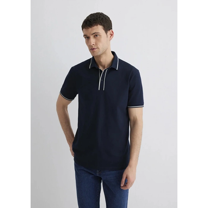 Mavi 0612648 Yakali Erkek Tshirt - Lacivert