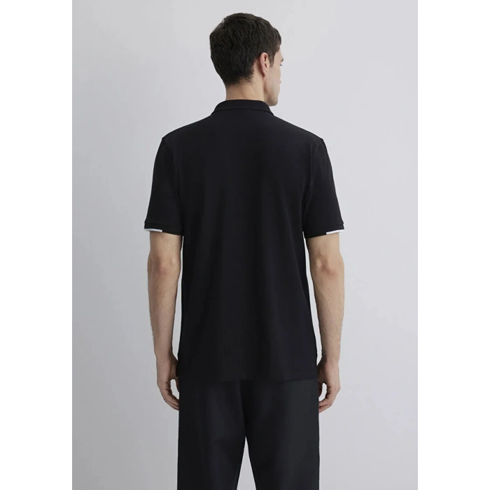 Mavi 0612654 Yakali Erkek Tshirt - Siyah