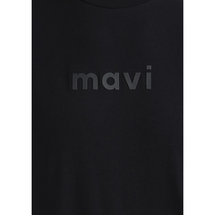 Mavi 0612732 0 Yaka Erkek Tshirt - Siyah
