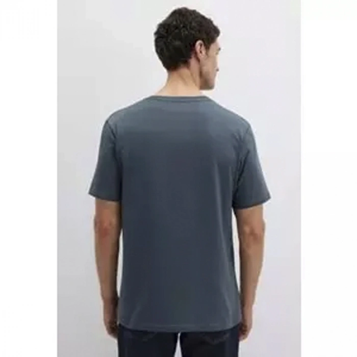 Mavi 0612819 0 Yaka Erkek Tshirt - Yesil
