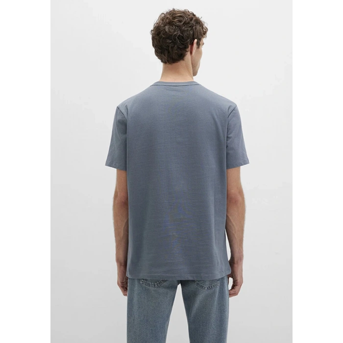 Mavi 0613042 0 Yaka Erkek Tshirt - Indigo