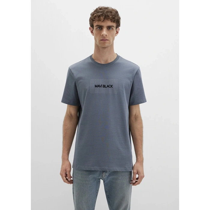 Mavi 0613042 0 Yaka Erkek Tshirt - Indigo