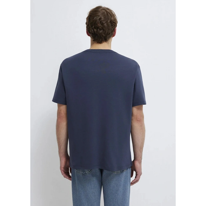 Mavi 0613102 0 Yaka Erkek Tshirt - Lacivert