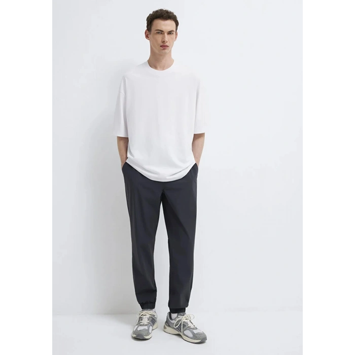 Mavi 0613113 0 Yaka Erkek Basic Tshirt - Beyaz