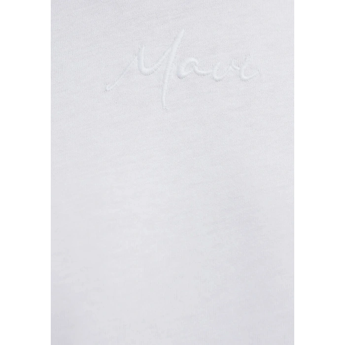 Mavi 0613130 0 Yaka Erkek Tshirt - Beyaz